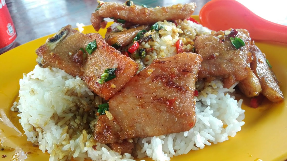 Hong Kong Pork Chop Rice Meal